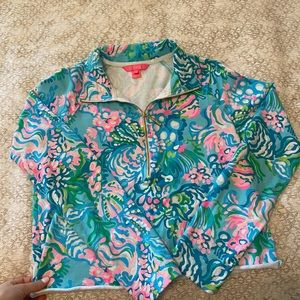 EUC Lilly Pulitzer cropped popover